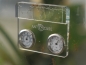 Preview: Mini thermo- hygrometer analogue - display - front